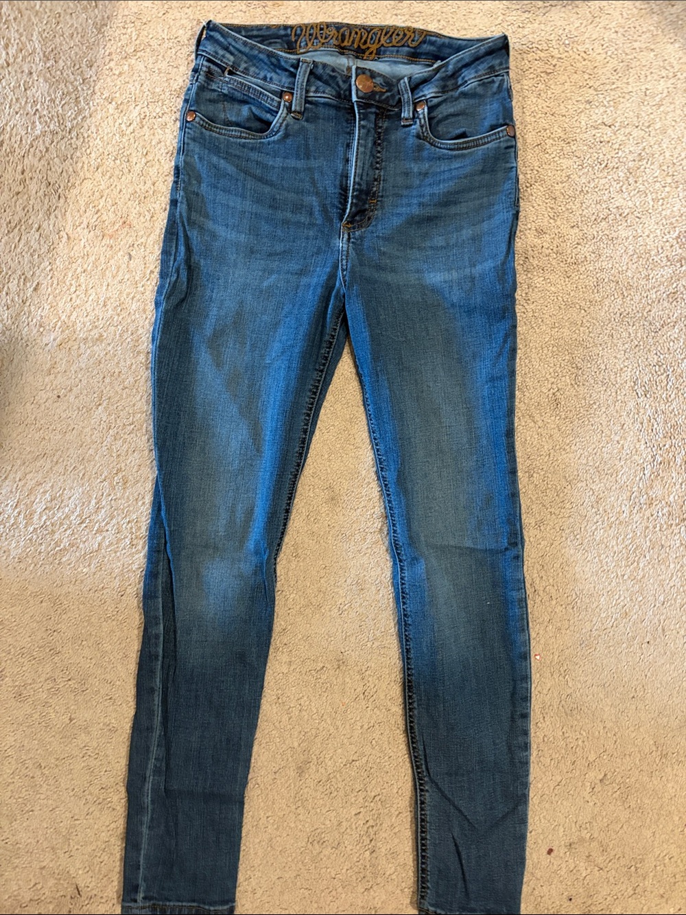 Wrangler Women's Dark Blue Skinny Jeans
